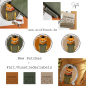 Preview: Patch / Aufnäher  - Winter FOX - BEIGE